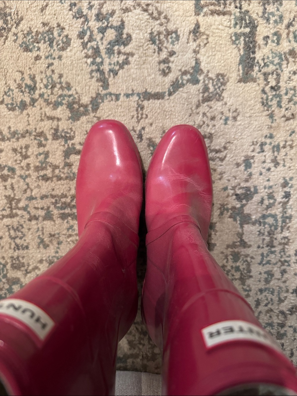 Hunter Women's Fuchsia Tall Rain Boots